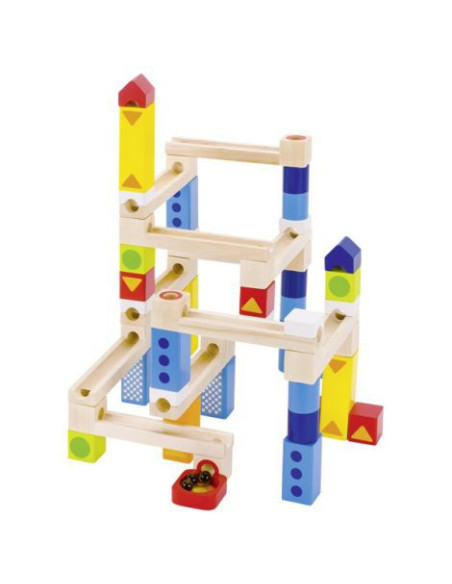 GOKI53828,Labirint din lemn de construit Cursa cu bile