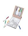 MD30312,Carnet de colorat Modele magice Animale salbatice