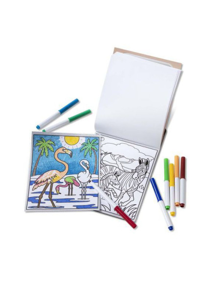 MD30312,Carnet de colorat Modele magice Animale salbatice