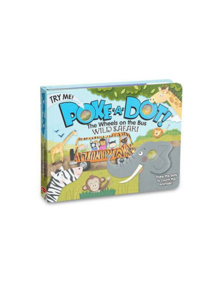 MD31348,Carticica copii Caravana Safari - Poke-a-Dot Melissa & Doug