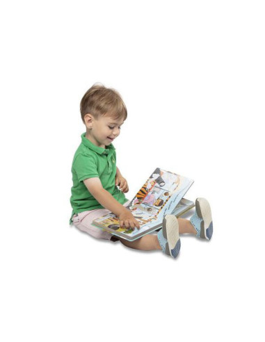 MD31348,Carticica copii Caravana Safari - Poke-a-Dot Melissa & Doug