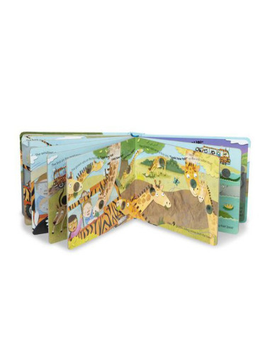 MD31348,Carticica copii Caravana Safari - Poke-a-Dot Melissa & Doug