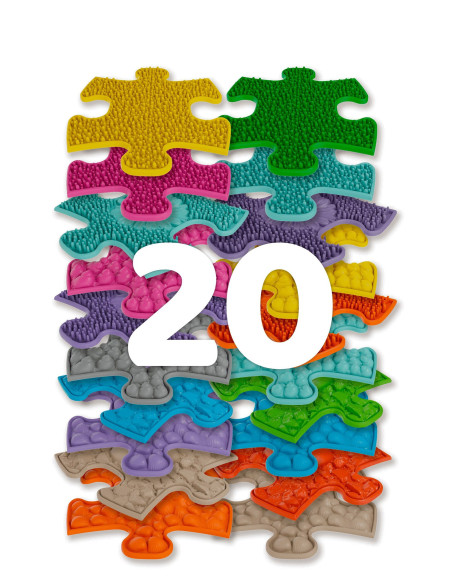 MFK-051,Set covorase ortopedice senzoriale puzzle Mini Puzzle Muffik