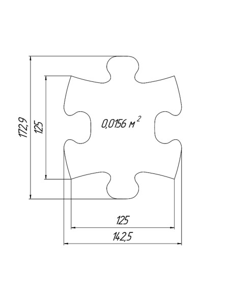 MFK-051,Set covorase ortopedice senzoriale puzzle Mini Puzzle Muffik