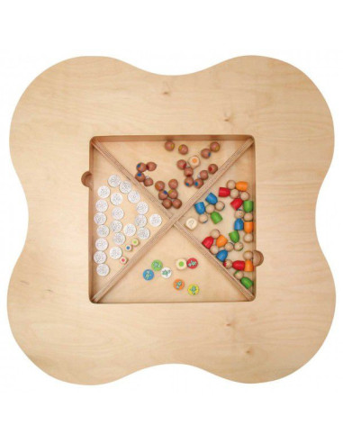 BEL27010,Set Play Corner cu masuta scaunele si jocuri- Beleduc