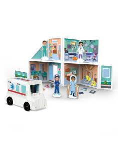 MD30655,Set magnetic de joaca Spitalul - Melissa & Doug 2