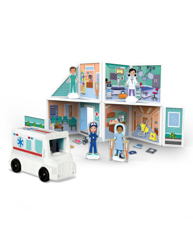 MD30655,Set magnetic de joaca Spitalul - Melissa & Doug