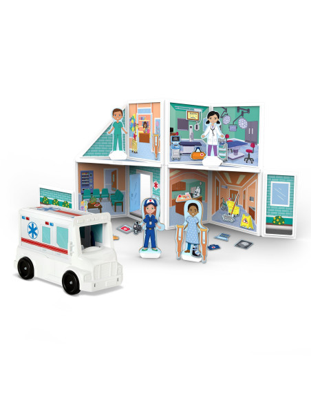 MD30655,Set magnetic de joaca Spitalul - Melissa & Doug