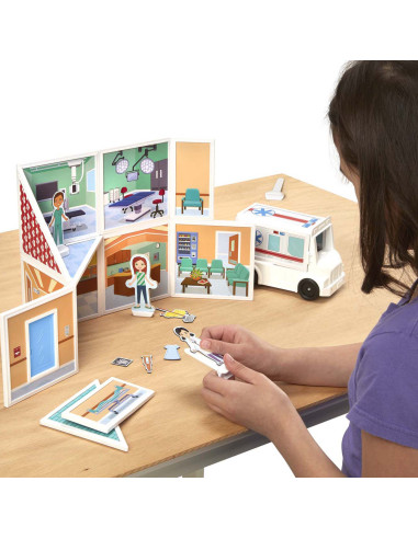 MD30655,Set magnetic de joaca Spitalul - Melissa & Doug