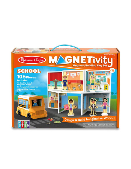 MD30657,Set magnetic de joaca La Scoala - Melissa & Doug