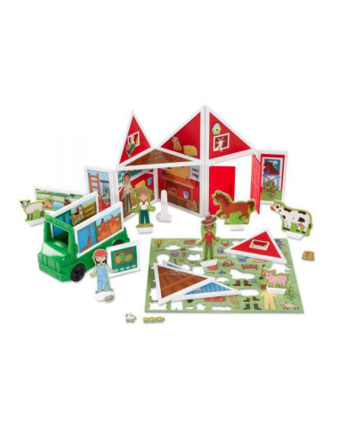 MD30656,Set magnetic de joaca La Ferma - Melissa & Doug