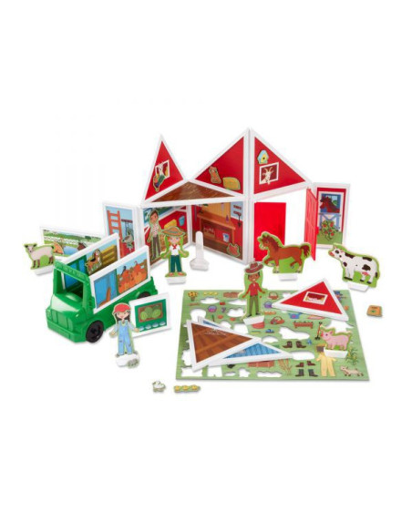 MD30656,Set magnetic de joaca La Ferma - Melissa & Doug