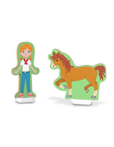 MD30656,Set magnetic de joaca La Ferma - Melissa & Doug