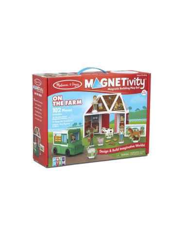 MD30656,Set magnetic de joaca La Ferma - Melissa & Doug