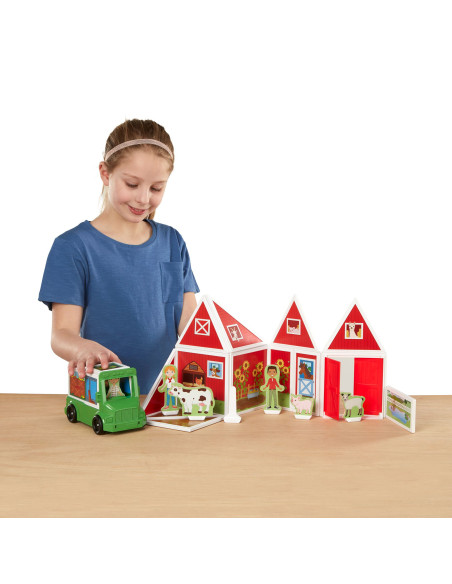 MD30656,Set magnetic de joaca La Ferma - Melissa & Doug