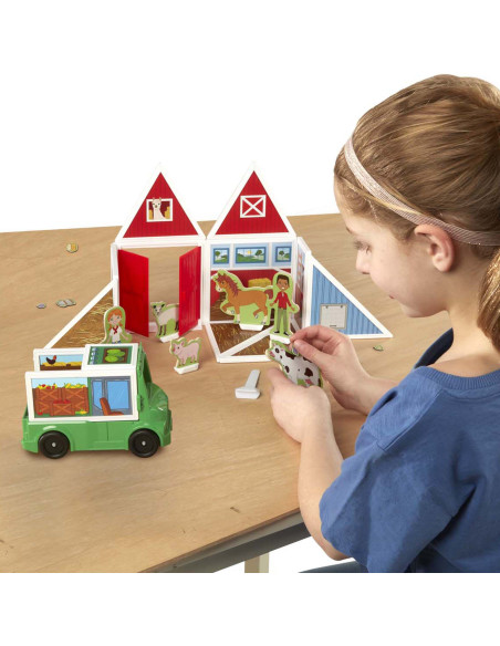 MD30656,Set magnetic de joaca La Ferma - Melissa & Doug