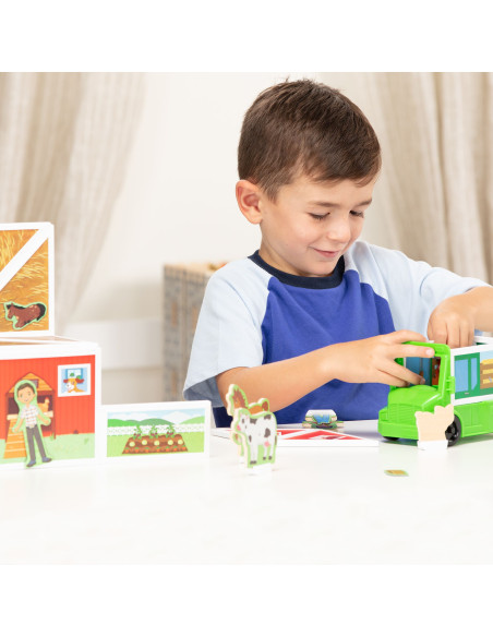 MD30656,Set magnetic de joaca La Ferma - Melissa & Doug