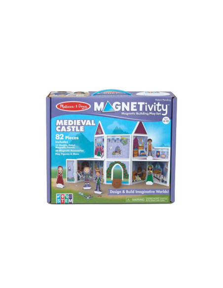 MD30662,Set de joaca magnetic Castel medieval - Melissa & Doug