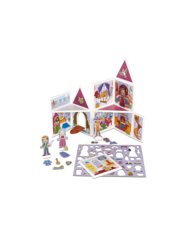 MD30662,Set de joaca magnetic Castel medieval - Melissa & Doug