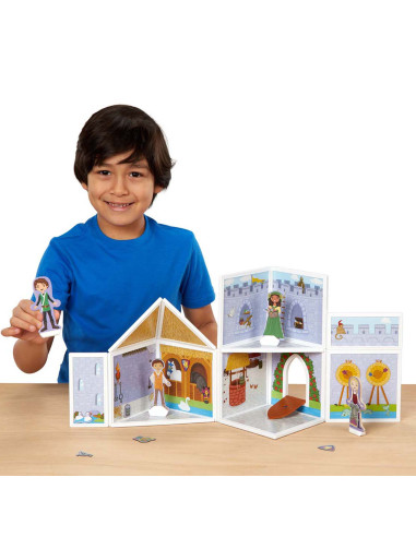MD30662,Set de joaca magnetic Castel medieval - Melissa & Doug