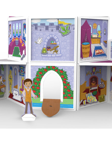 MD30662,Set de joaca magnetic Castel medieval - Melissa & Doug