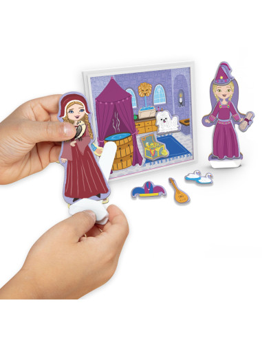 MD30662,Set de joaca magnetic Castel medieval - Melissa & Doug