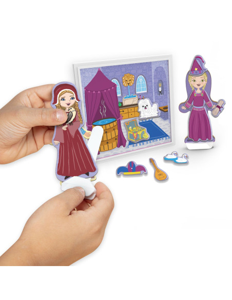 MD30662,Set de joaca magnetic Castel medieval - Melissa & Doug