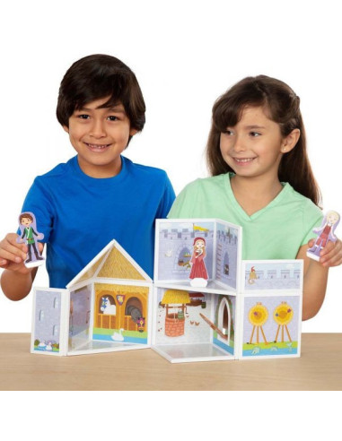 MD30662,Set de joaca magnetic Castel medieval - Melissa & Doug