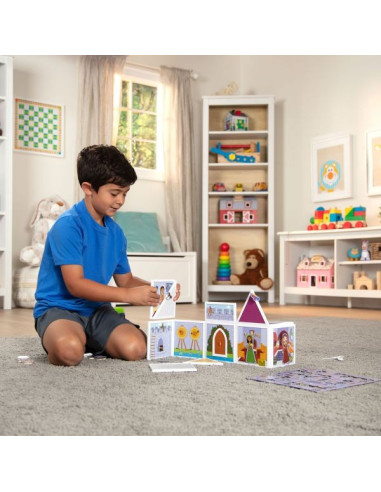 MD30662,Set de joaca magnetic Castel medieval - Melissa & Doug