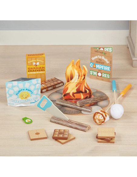 MD30822,Set de joaca Focul de Tabara, colectia Sa Exploram Natura