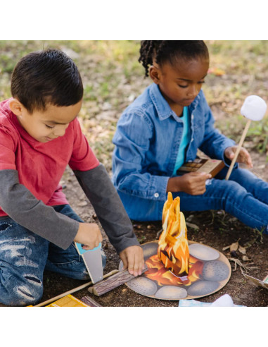 MD30822,Set de joaca Focul de Tabara, colectia Sa Exploram Natura