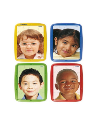 ML35520,Set 4 puzzle Copiii lumii