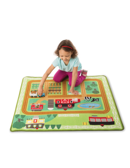 MD9425,Covoras de joaca si figurine Hambarul de la ferma