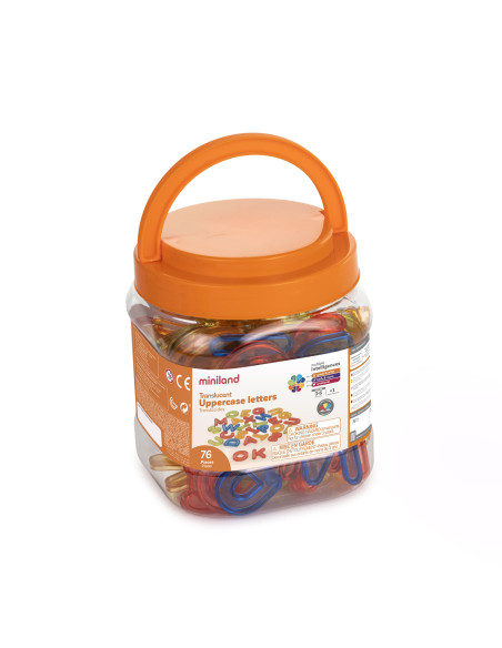 ML32169,Set STEM 76 litere mari translucide