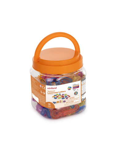 ML32170,Set STEM 76 litere mici translucide