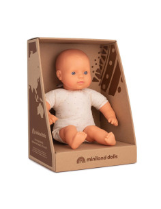 ML31362,Papusa bebelus caucazian 32 cm cu corp moale 2