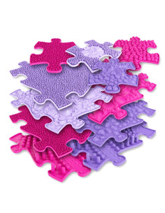 MFK-063,Covoras ortopedic senzorial puzzle Set pentru fetite