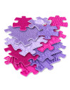 MFK-063,Covoras ortopedic senzorial puzzle Set pentru fetite