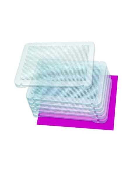 ML31830,Set 6 tablite transparente pentru mozaic