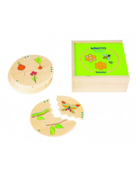 BEL11570,Joc din lemn Ciclul vietii