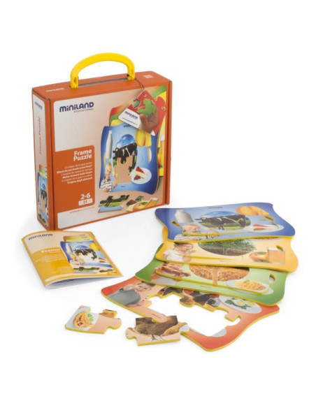 ML35390,Set 4 puzzle De unde provin alimentele