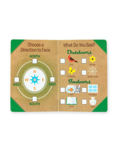 MD30818,Binoclu cu busola colectia Sa Exploram Natura