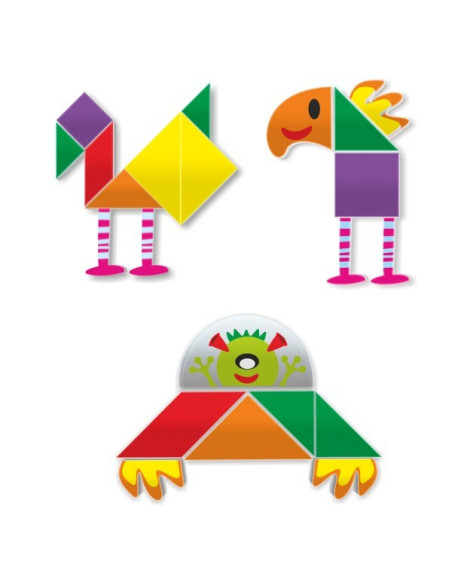 ML31965,Joc magnetic Tangram fantezie