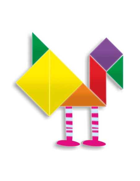 ML31965,Joc magnetic Tangram fantezie