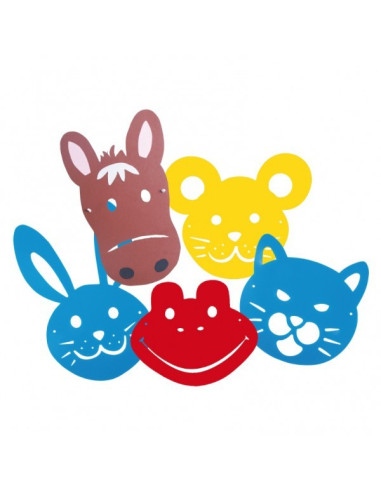 BEL52005,Set creatie masti Animalute