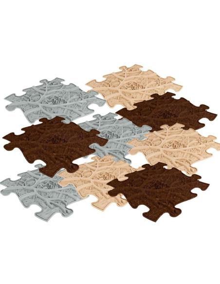MFK-037,Covoras ortopedic senzorial puzzle Set Roots