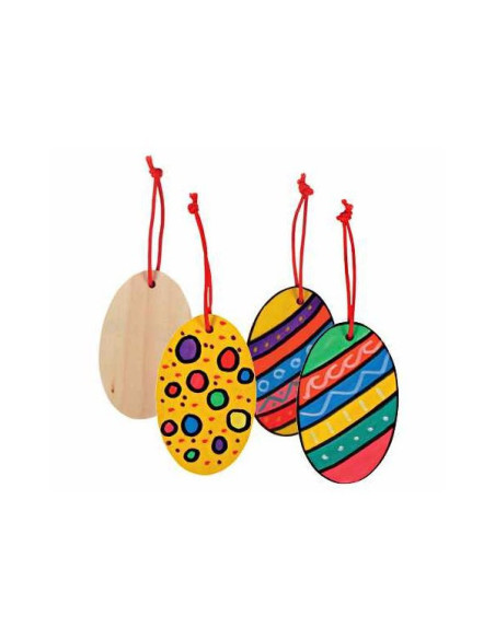 BEL40836,Set 6 pandantive de decorat Paste