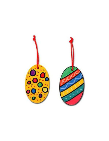 BEL40836,Set 6 pandantive de decorat Paste