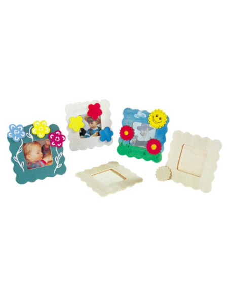 BEL40750,Rama din lemn de decorat Flower