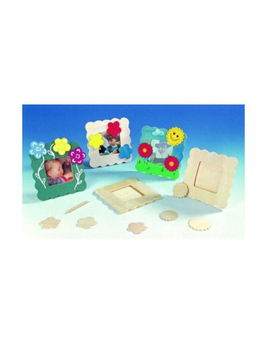 BEL40750,Rama din lemn de decorat Flower
